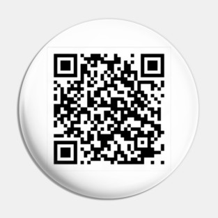 QR code - Never gonna give you up Pin