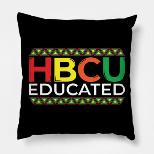 HBCU Educated Pillow