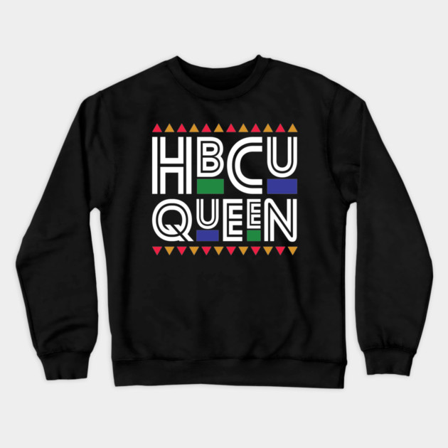 HBCU Queen Crewneck Sweatshirt by UrbanLifeApparel