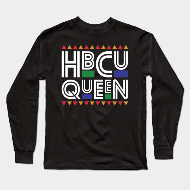 HBCU Queen Long Sleeve T-Shirt by UrbanLifeApparel