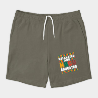 Melanated And HBCU Educated Shorts