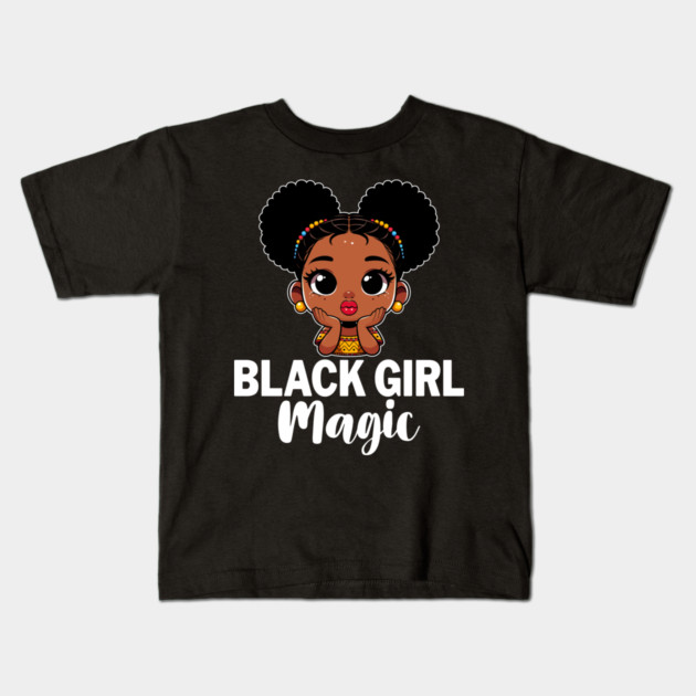 Black Girl Magic Kids T-Shirt by UrbanLifeApparel