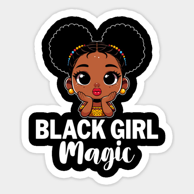 Black Girl Magic Magnet by UrbanLifeApparel