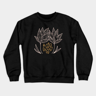 Botanical doodle Crewneck Sweatshirt