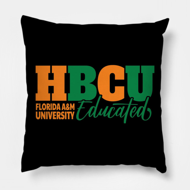 HBCU FAMU Pillow by UrbanLifeApparel