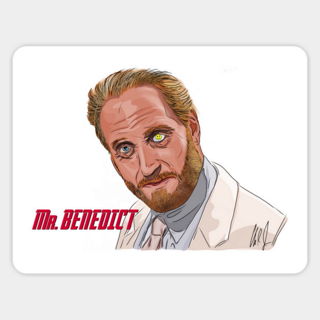Last Action Hero: Mr. Benedict Magnet by 51Deesigns