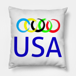 Olympics USA supporters Pillow