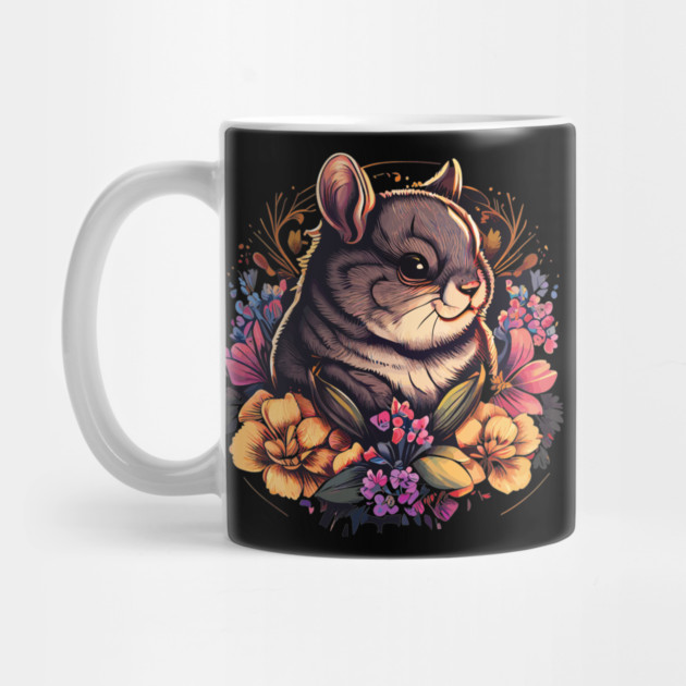 Cute mouse In Flower by Urbanprint