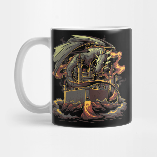 Prince and dragon fight To Save The Princess by Urbanprint