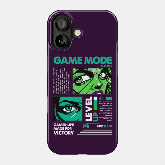 GAME MODE Phone Case by artslaves