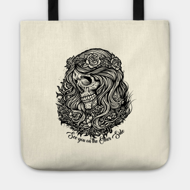 SEE YOU ON THE OTHER SIDE Tote by artslaves