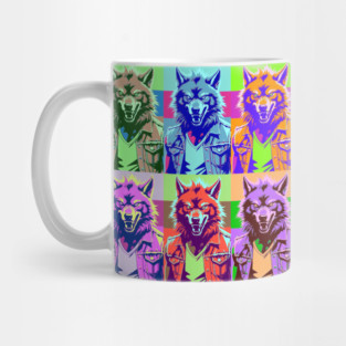 Wolfman Retro Style Mug