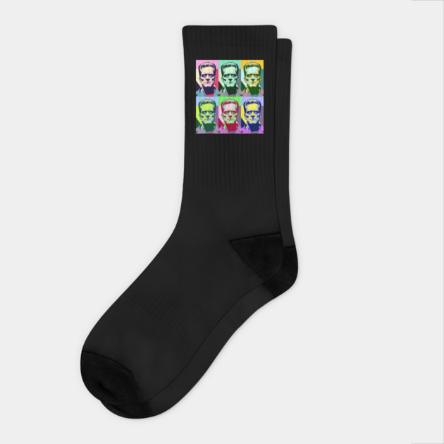 Frankenstein Retro Style Socks by Grave Digs