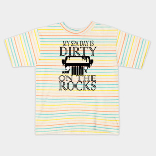 Spa Day on the Rocks Kids T-Shirt