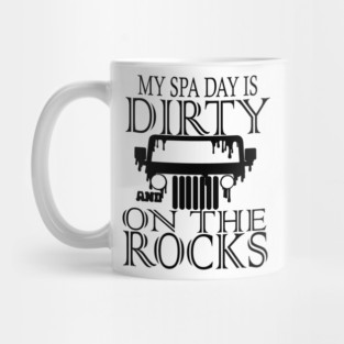 Spa Day on the Rocks Mug