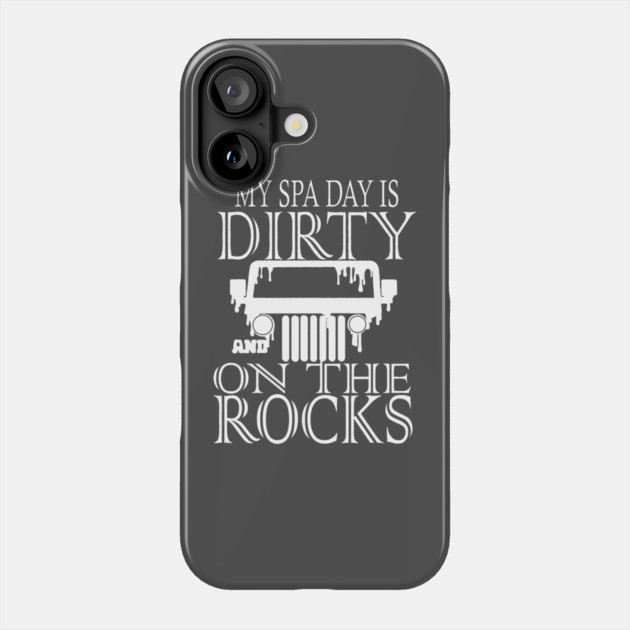 Dirty on the Rocks! Phone Case by DickinsonDesign