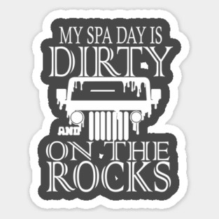 Dirty on the Rocks! Sticker