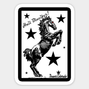 Hail Blucifer! Sticker