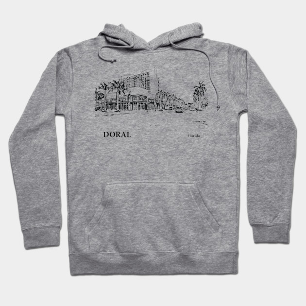 Doral Florida Hoodie by Lakeric