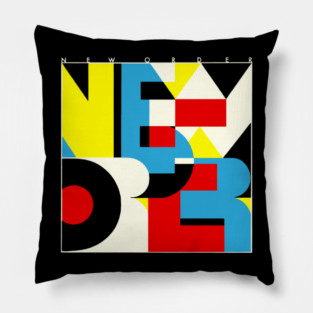 Vintage New Order Band Pillow