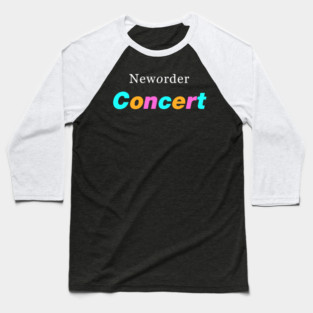 New Order Band Concert Baseball T-Shirt