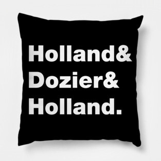 motown holland dozier Pillow