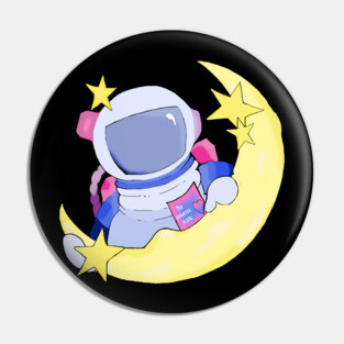 Bisexual Astronaut Pin