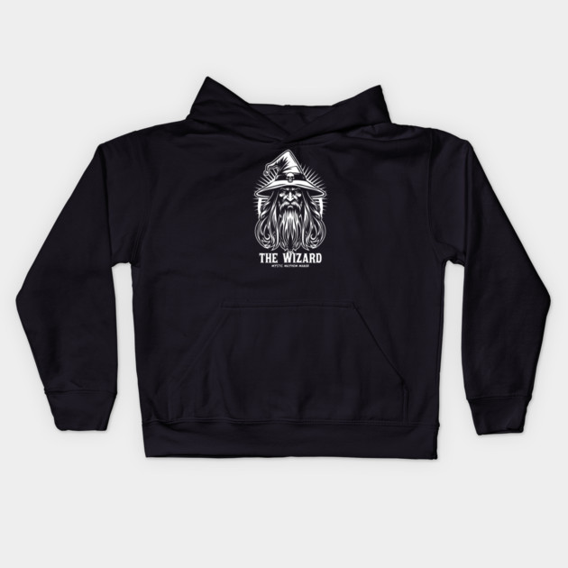 THE WIZARD Kids Hoodie by artslaves