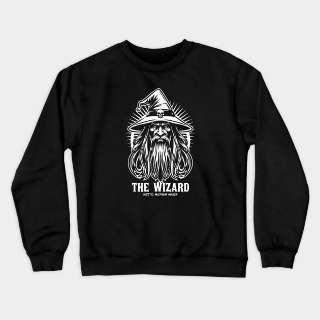 THE WIZARD Crewneck Sweatshirt by artslaves