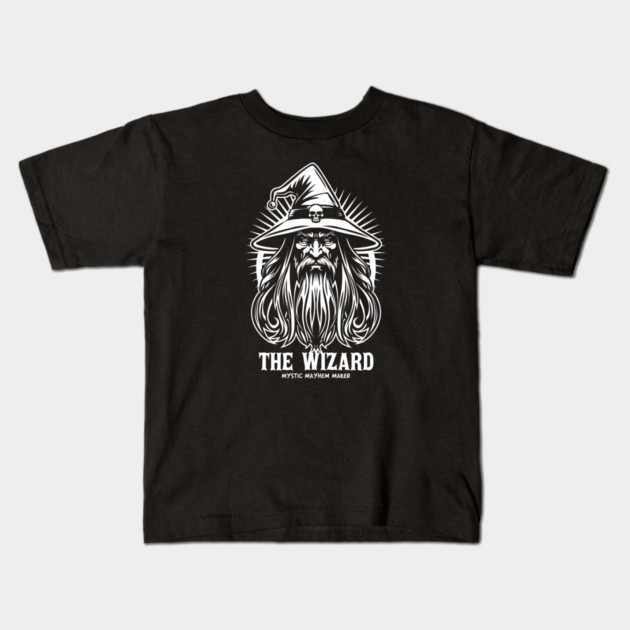 THE WIZARD Kids T-Shirt by artslaves