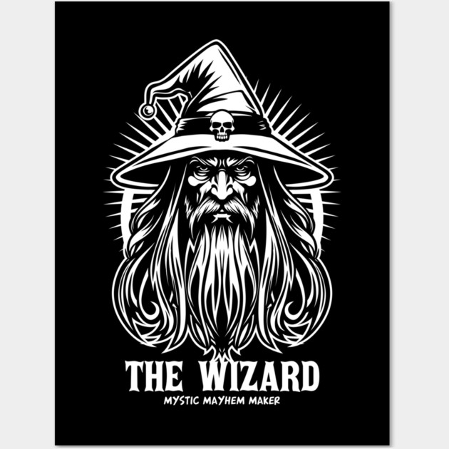 THE WIZARD Wall Art by artslaves