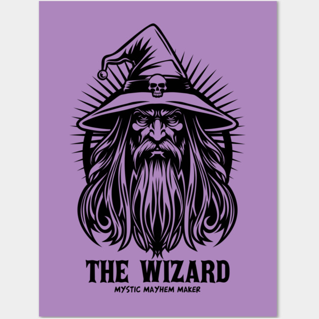 THE WIZARD Wall Art by artslaves