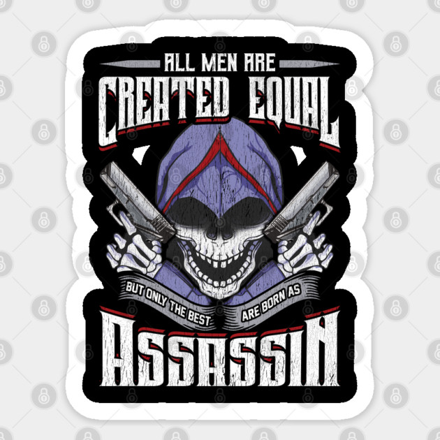 All men are created equal Creepy Halloween Sticker by creative