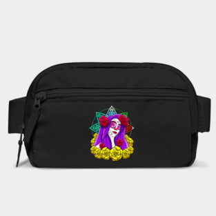 Sugar Skull Sexy Lady Day of the Dead Halloween Bag