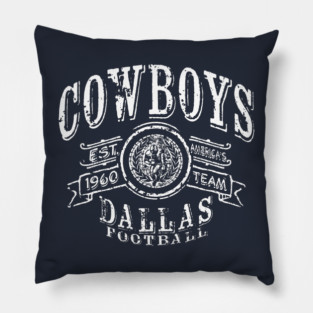 Cowboys Vintage Football Pillow