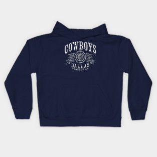 Cowboys Vintage Football Kids Hoodie