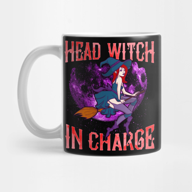 Head Witch in Charge Halloween Cute Funny by creative