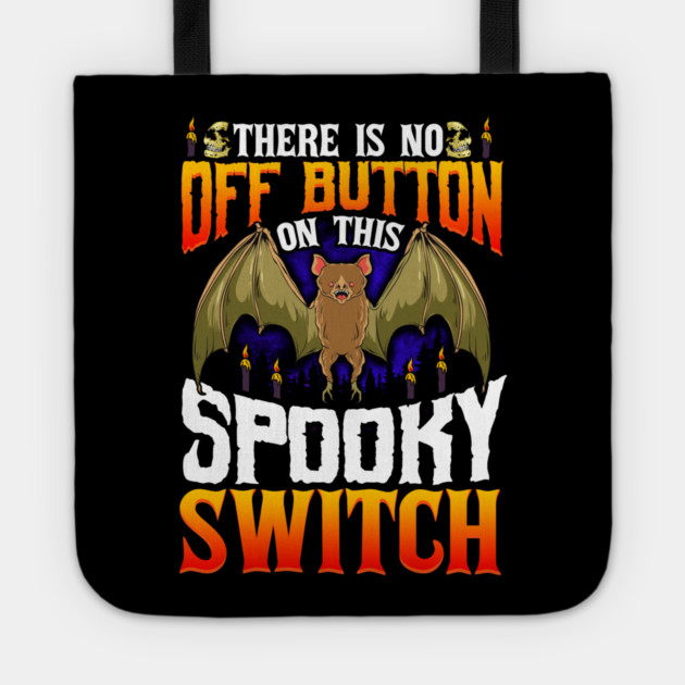 Halloween Spooky Bat Switch Funny Tote by creative