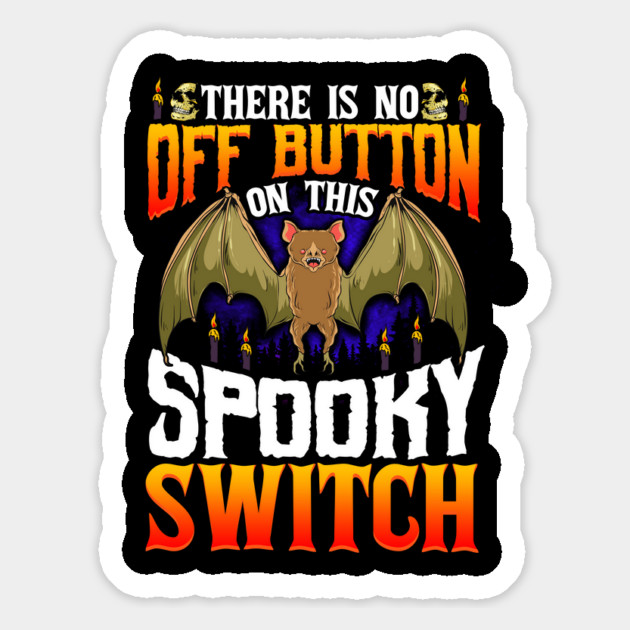 Halloween Spooky Bat Switch Funny Magnet by creative