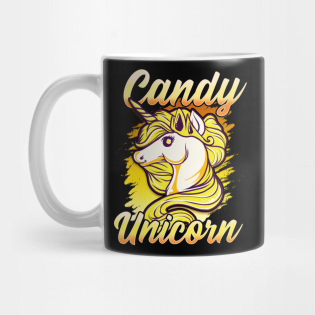 Candy Corn Unicorn Halloween Funny Candy Unicorn by creative