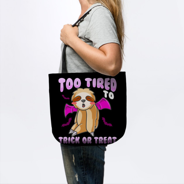 Trick or Treat Sloth Cute Halloween Funny by creative