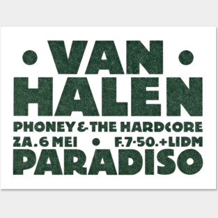 Van Halen Paradiso Posters and Art