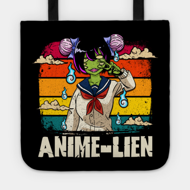 Halloween Cute Anime Alien Cosplay Manga Character Gift Tote by creative