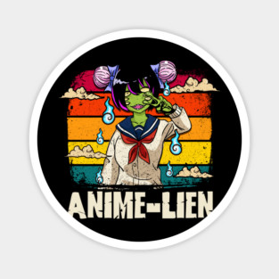 Halloween Cute Anime Alien Cosplay Manga Character Gift Magnet