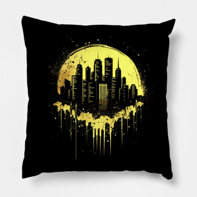 City Life Pillow by UrbanLifeApparel