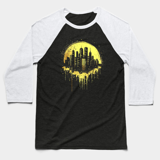 City Life Baseball T-Shirt by UrbanLifeApparel