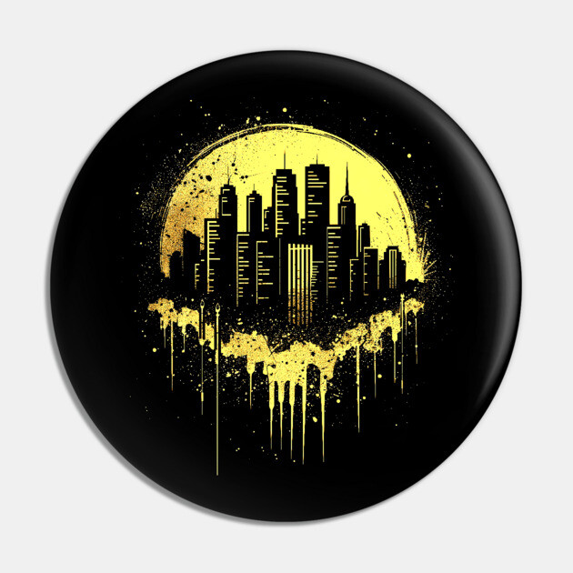 City Life Pin by UrbanLifeApparel