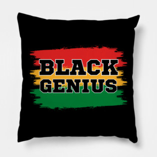 Black Genius Pillow