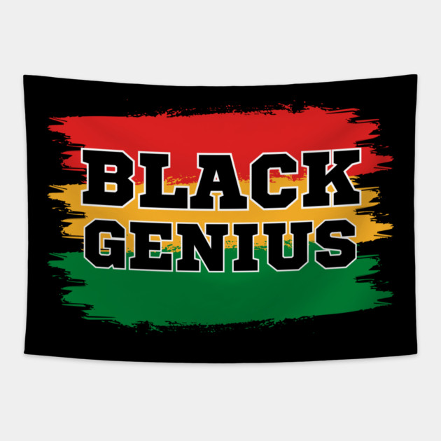 Black Genius Tapestry by UrbanLifeApparel