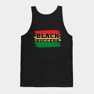 Black Success Tank Top